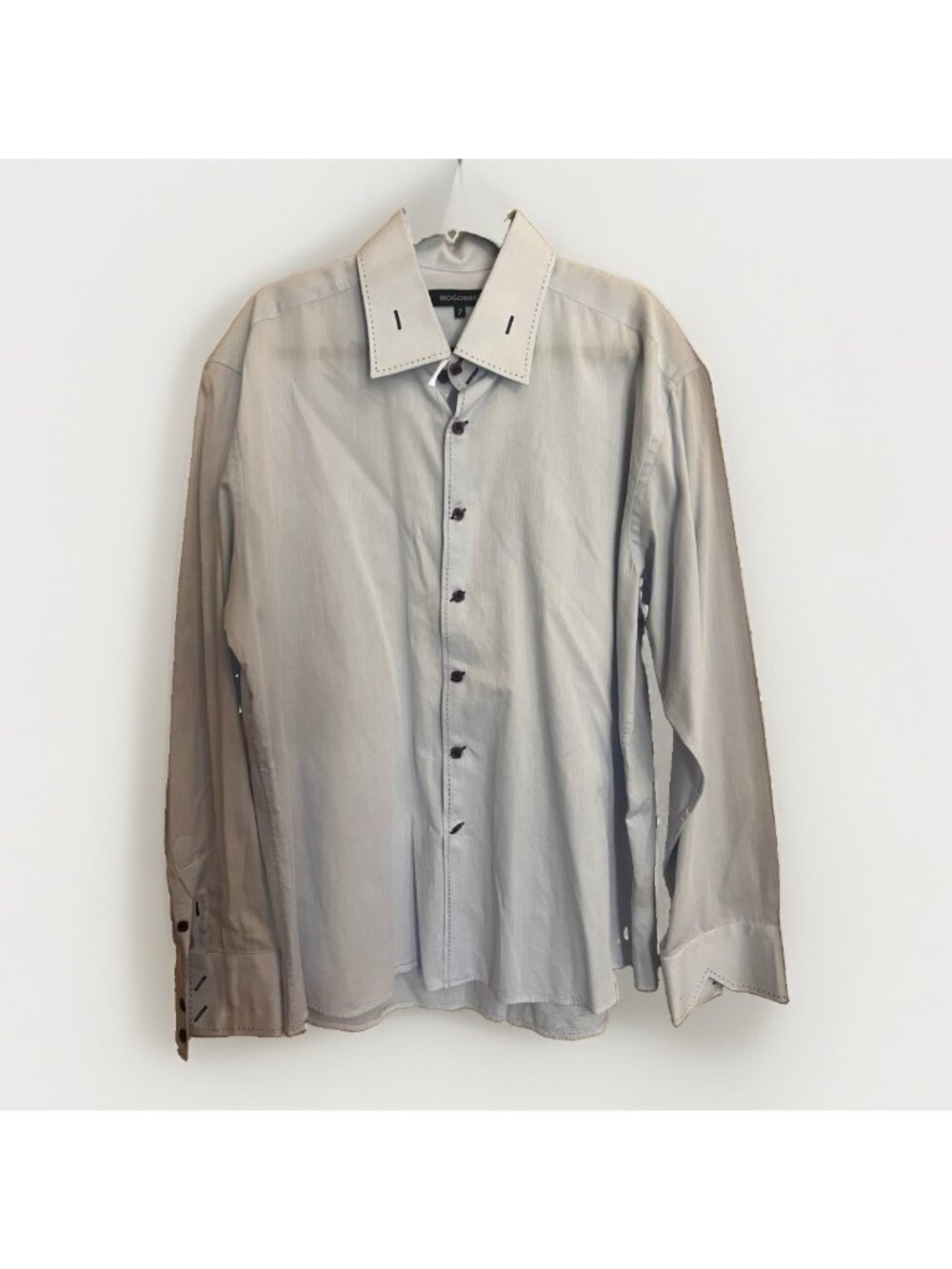 Bogosse men's long sleeve Blue Diango shirt Size 7 3XL. N